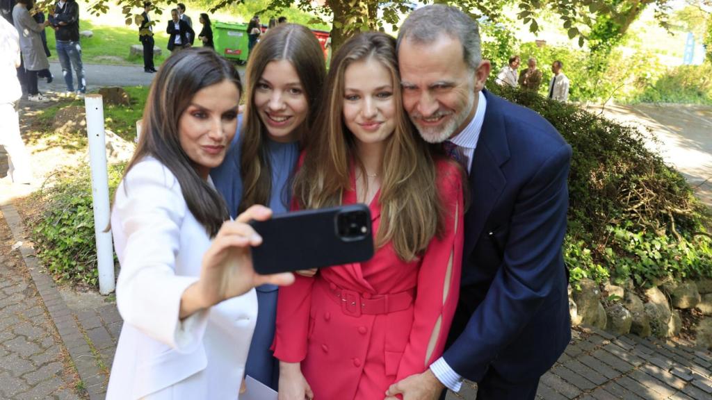 La Familia Real, en la graduación de Leonor en 2023.