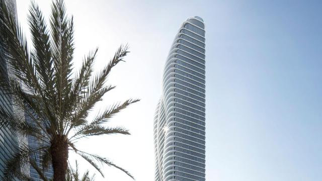 La silueta estilizada de The Residences at 1428 Brickwell