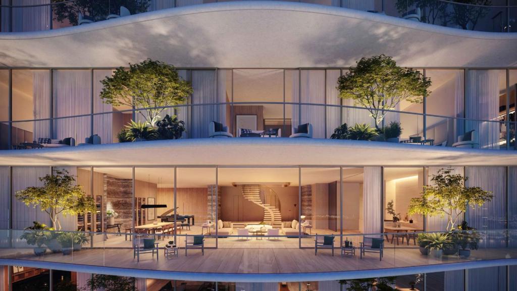 Las amplias terrazas de The Residences at 1428 Brickwell