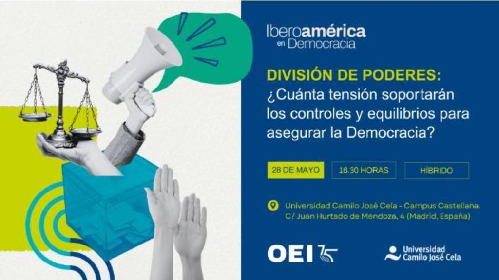 Cartel del I Foro Universitario Iberoamérica en Democracia.