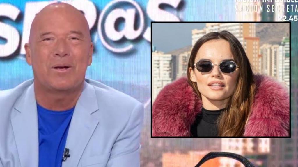 Alfonso Arús y Melody, en un fotomontaje realizado por BLUPER.