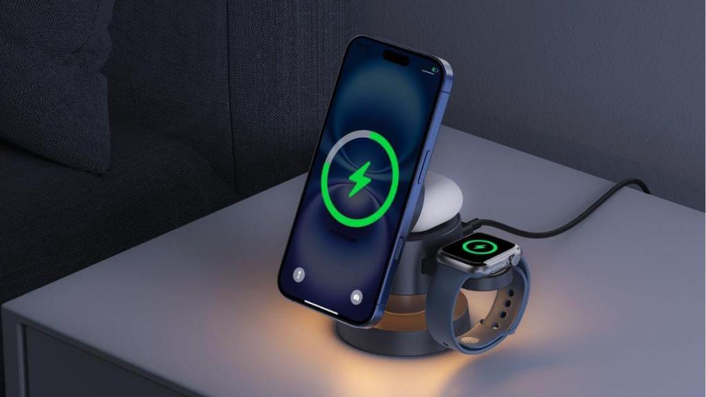 Cargador inalámbrico 4 en 1 Apple de iVANKY