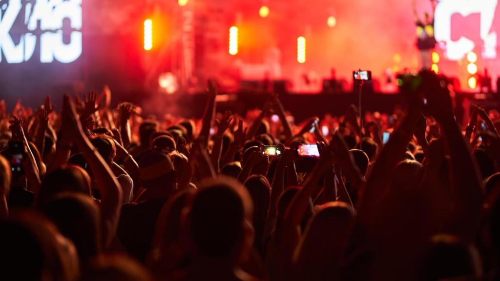 Imagen de archivo del público en un concierto