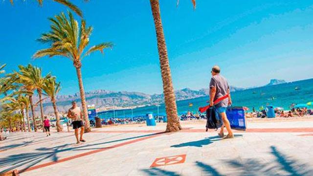 Una de las playas de l'Alfàs del Pi