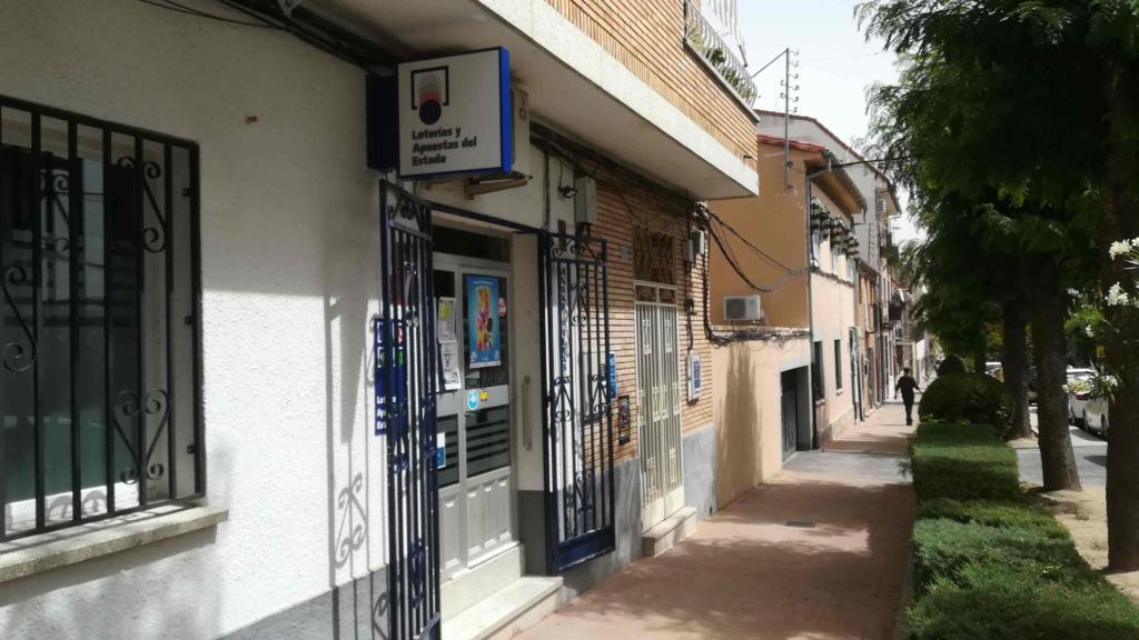 Administración de lotería de Valmojado. Foto: Loterías y Apuestas del Estado.