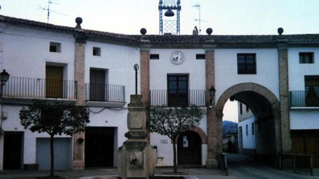 La plaza de Chodes.