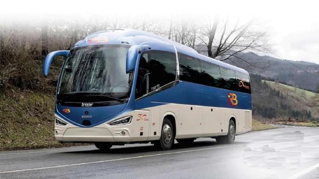 Autobús de la línea Madrid-Teruel-Valencia
