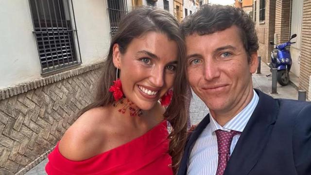 Patricia Cadaval y su novio, Pablo, en un foto de redes sociales.
