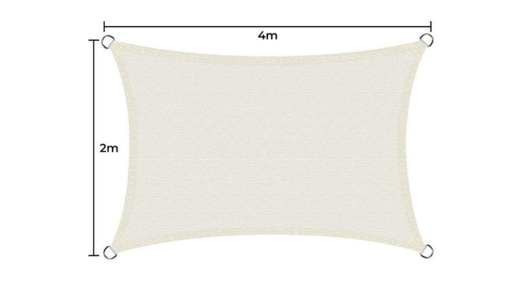 Toldo vela rectangular HAIKUS