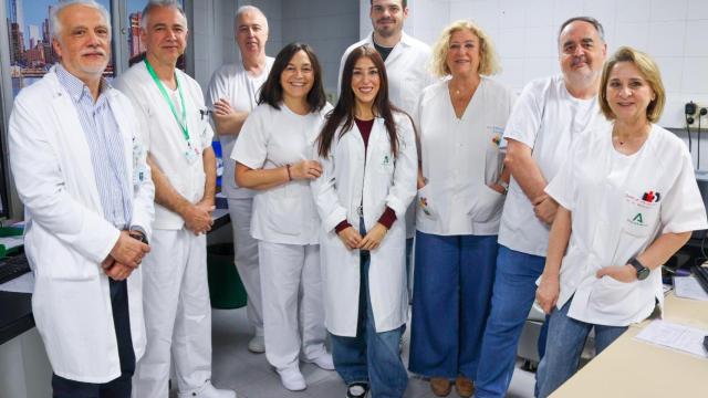 El equipo del laboratorio de Inmunología del Regional.