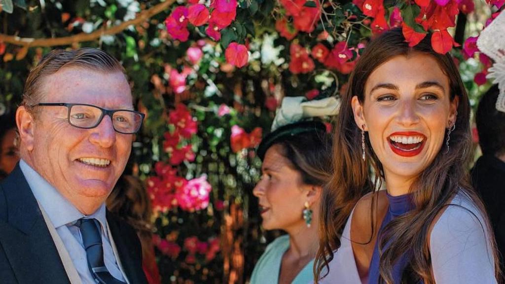 César Cadaval con su hija Patricia en una imagen de redes sociales.