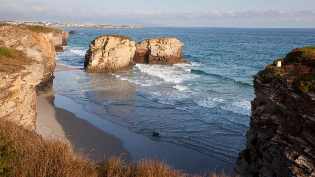 Praia das Catedrais, en Ribadeo (Lugo)
