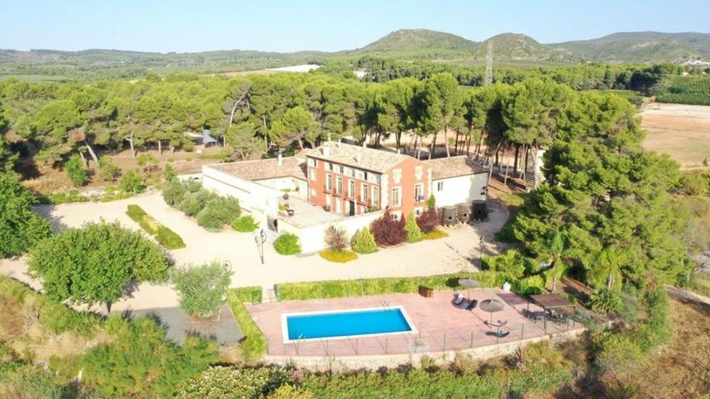 Imagen de la Finca de Ontinyent en la 'Toscana Valenciana'. EE