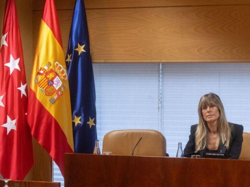 La comparecencia de la mujer del presidente del Gobierno, Begoña Gómez, durante la Comisión de Investigación en la Asamblea de Madrid.