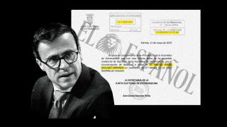 Fotomontaje con el rostro de Gallardo y el documento que demuestra que es diputado desde este miércoles.