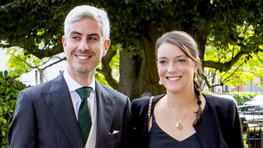 Nicolas Bagory y la princesa Alexandra en una fotografía en septiembre de 2023.