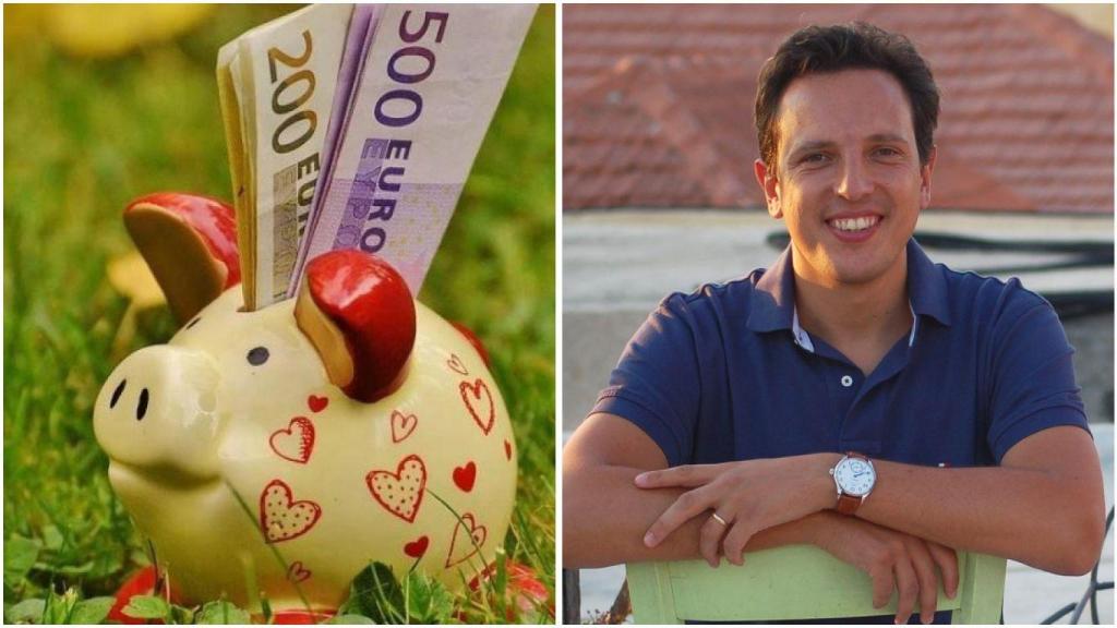 Montaje de Luis Pita, experto en finanzas y CEO de 'Preahorro'.