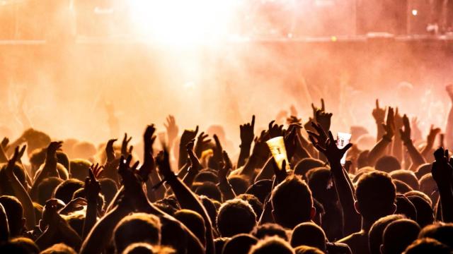 Personas en un concierto