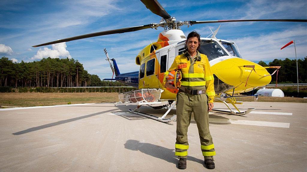 Sara Mateos Natal, agente medioambiental de Castilla y León