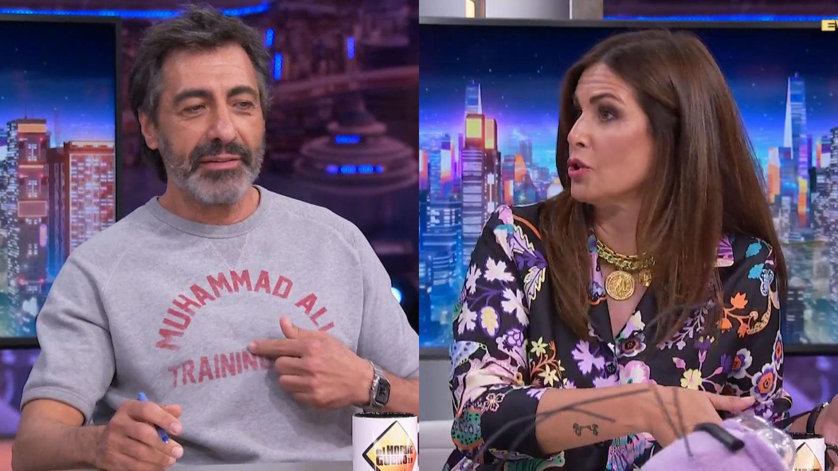 Juan del Val y Nuria Roca en 'El Hormiguero'.