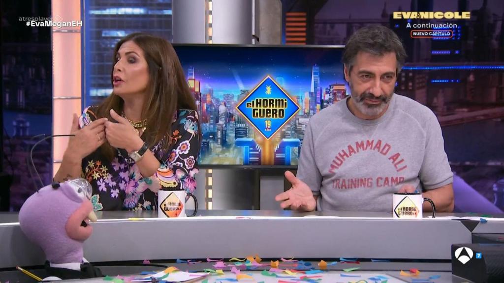 Juan del Val y Nuria Roca en 'El Hormiguero'.