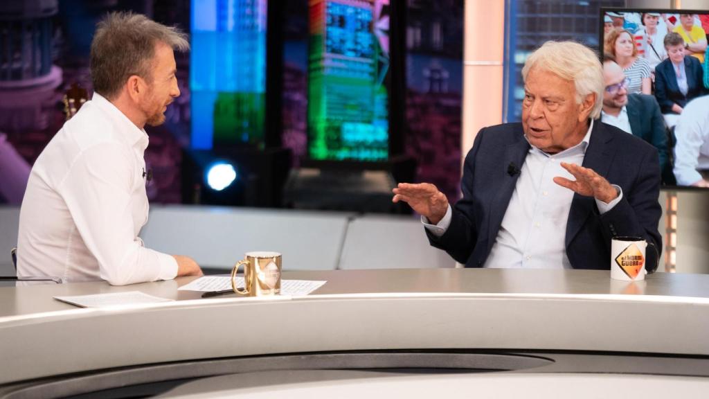 Felipe González visitó este miércoles 'El Hormiguero' de Pablo Motos.