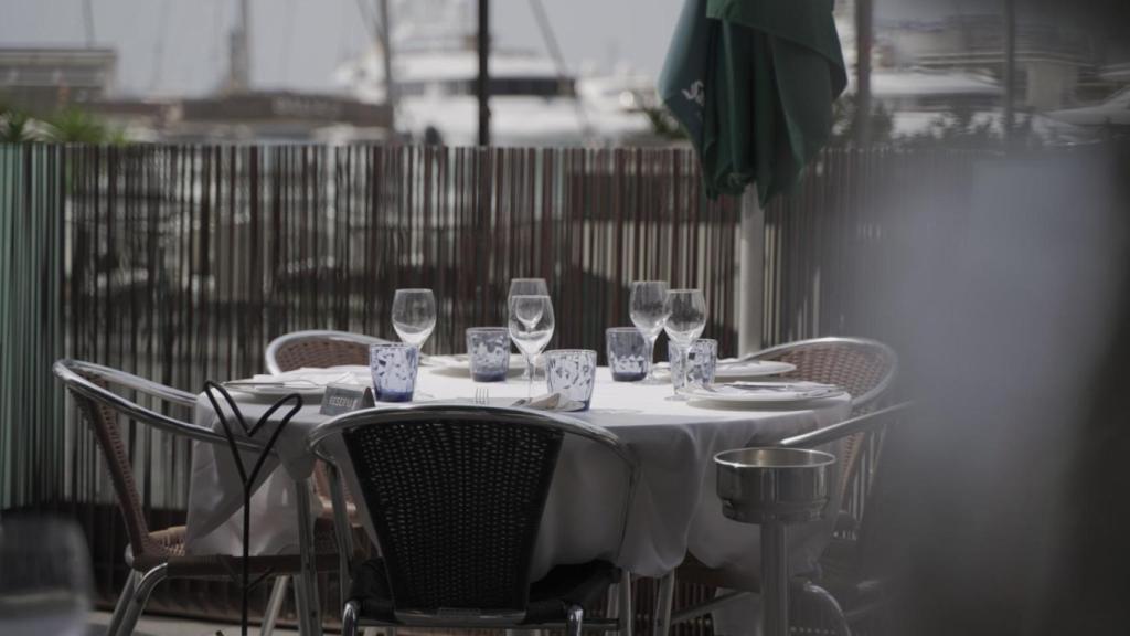 La terraza del Merendero de Mari.