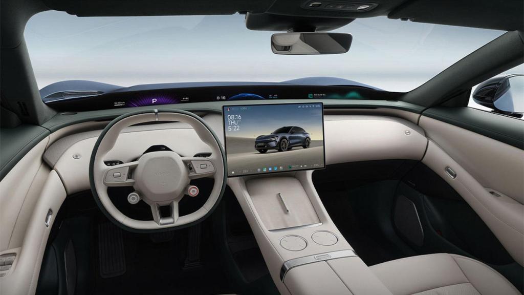 Interior del Xiaomi YU7