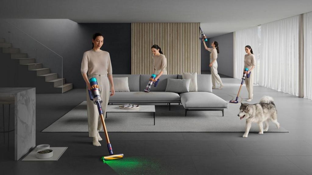 La aspiradora sin cables Dyson Gen5detect Absolute.