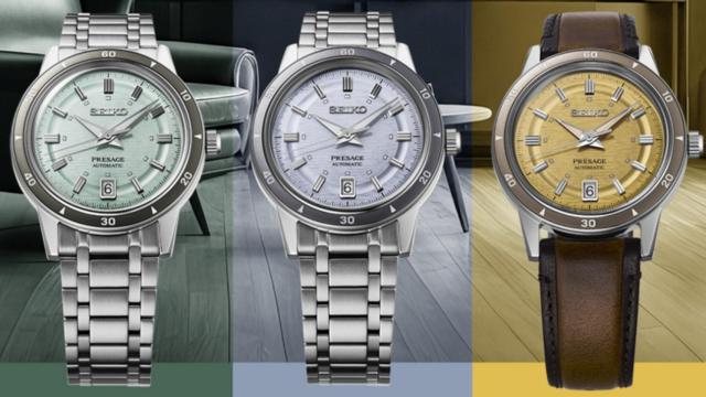 La colección de relojes Seiko Presage Style 60’s.