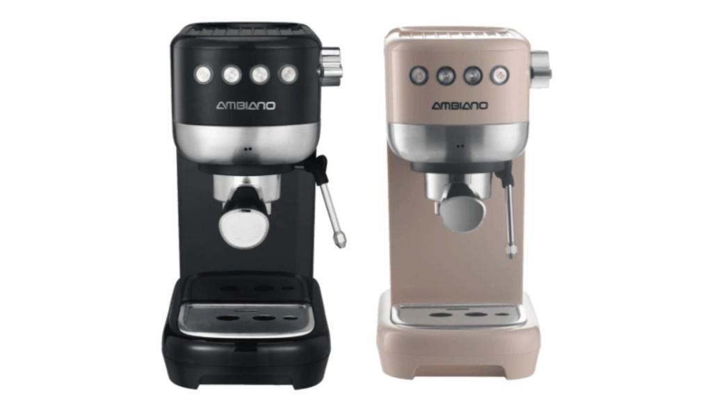 La cafetera espresso Ambiano que vende Aldi.
