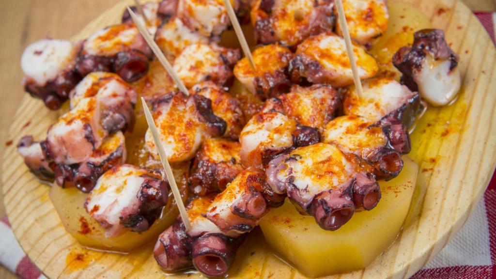 Pulpo a la gallega.