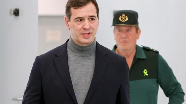 David Sánchez, en los Juzgados de Badajoz.