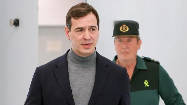 David Sánchez, en los Juzgados de Badajoz.