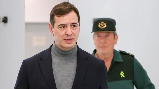 David Sánchez, en los Juzgados de Badajoz.