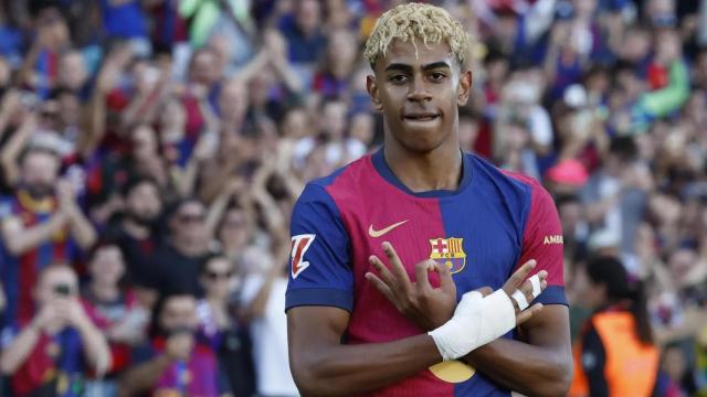 El futbolista del Barça Lamine Yamal.