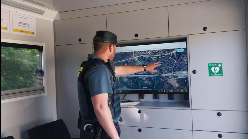 Puesto de Mando establecido en Otero de Sanabria con motivo de la desaparición de la mujer de 80 años