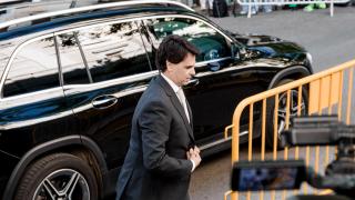 El novio de Ayuso, Alberto González Amador, este viernes, en el Supremo.