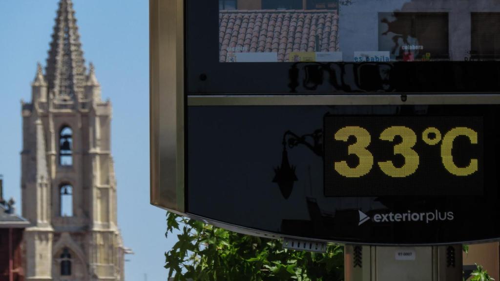 Aumento de las temperaturas en la capital leonesa