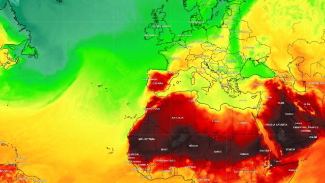 Las temperaturas máximas se equipararán a las de África en la última semana de mayo. Meteored.