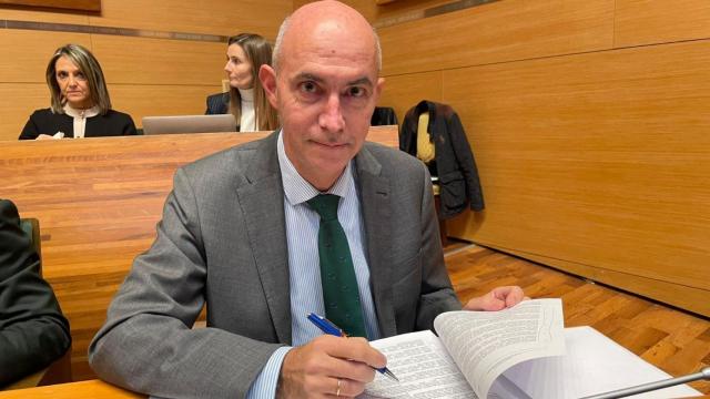 El portavoz de Vox, José Gosálbez. EE