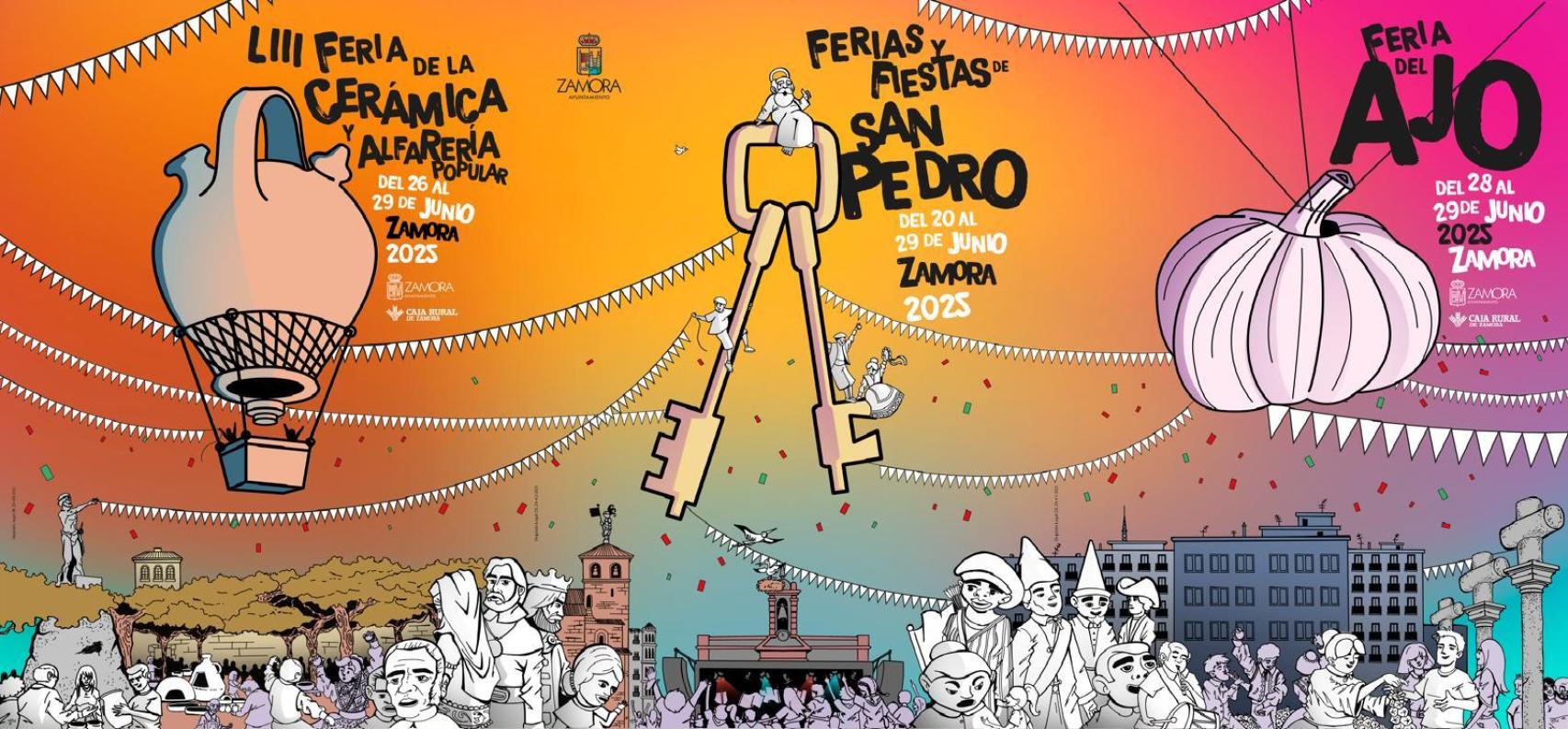 Cartel de las Fiestas de San Pedro de Zamora