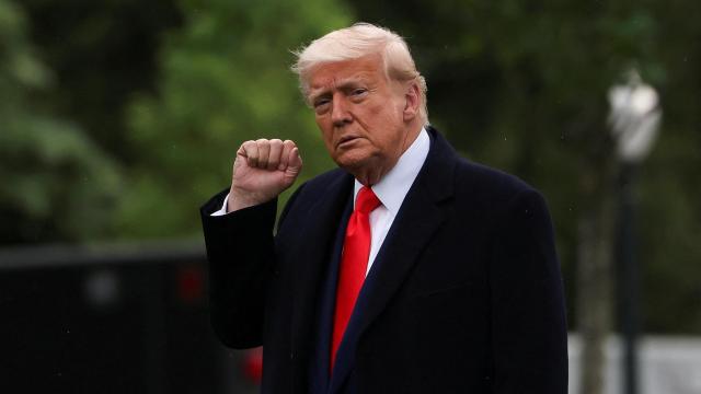 Donald Trump este viernes en Washington.