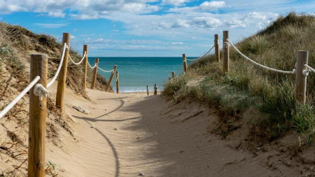 La playa de El Saler, en Valencia.