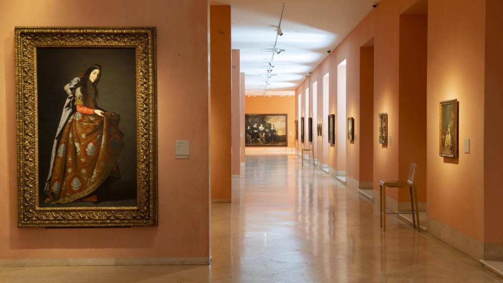 El Museo Thyssen vacío.