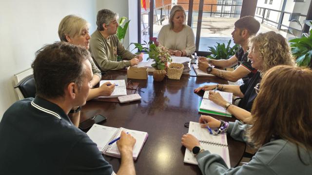 Reunion del equipo de gobierno.