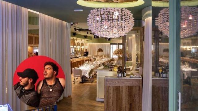 El restaurante donde comieron los Gemeliers antes de su concierto en Valencia. EE