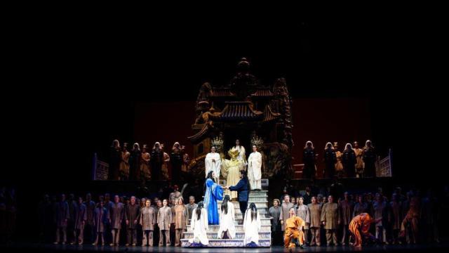 La obra Turandot, celebrada en la Maestranza de Sevilla.