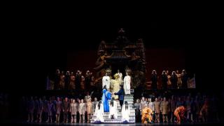 La obra Turandot, celebrada en la Maestranza de Sevilla.