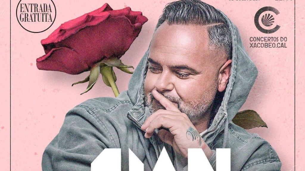 Cartel promocional del concierto de Juan Magán en Mos